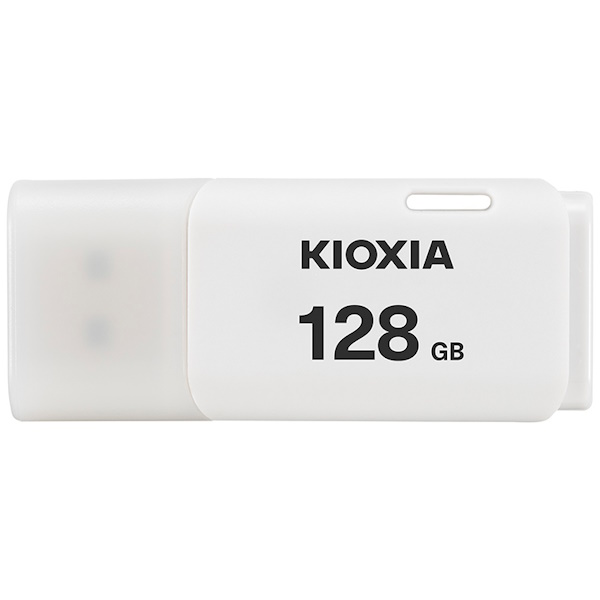 Memoria USB KIOXIA White 128GB TransMemory U202, USB-A 2.0 con tapa