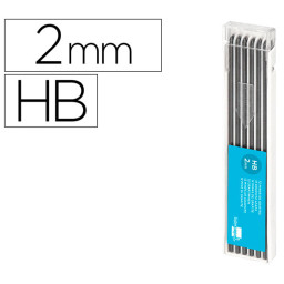 (12) Minas LIDERPAPEL grafito HB 2mm 