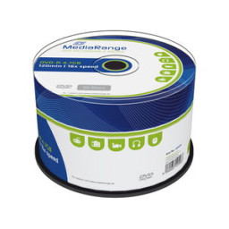 (T50) DVD-R MEDIARANGE 4,7GB 16x no imprimible (tarrina-50)