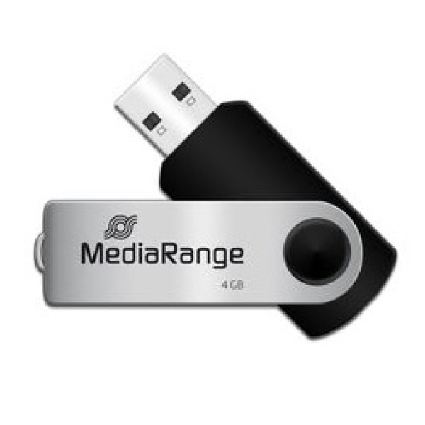 Memoria MEDIARANGE USB 2.0 4GB flash drive USB 2.0, pivotante