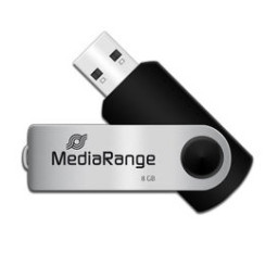 Memoria MEDIARANGE USB 2.0 8GB flash drive USB 2.0, pivotante