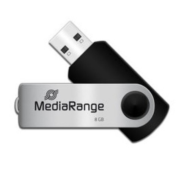 Memoria MEDIARANGE USB 2.0 8GB flash drive USB 2.0, pivotante