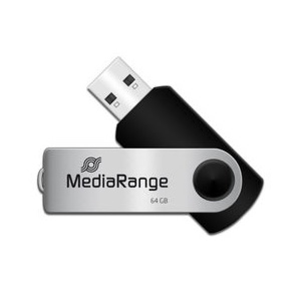 Memoria MEDIARANGE USB 2.0 64GB flash drive USB 2.0, pivotante
