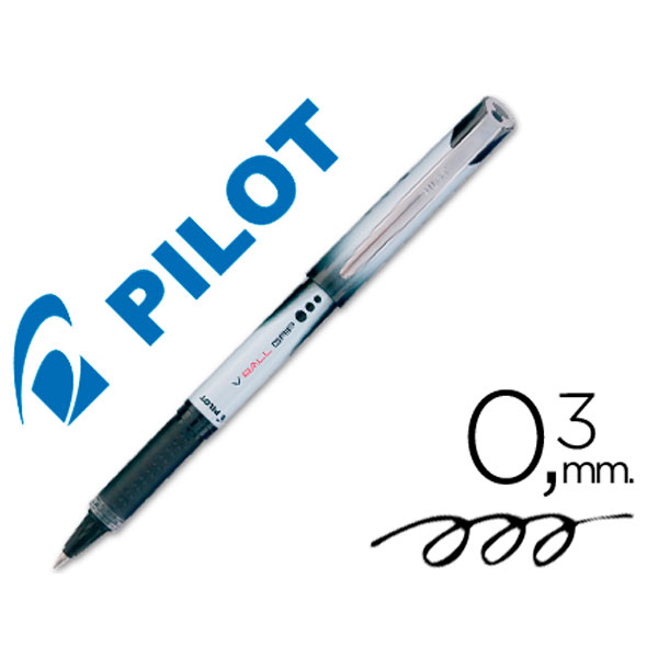 Rotulador PILOT Roller V-BALL Grip negro 0.5 mm Roller ball pen 