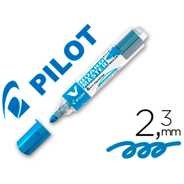 Rotulador PILOT V Board Master 2.3mm azul para pizarra blanca (47183)