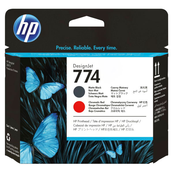 Cabezal HP #774 negro matte / rojo cromático Designjet Z6810 MatteBlack/Chromatic red printhead