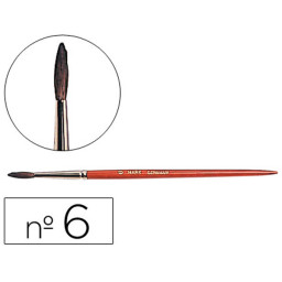 Pinceles acuarela nº6   pelo engomado