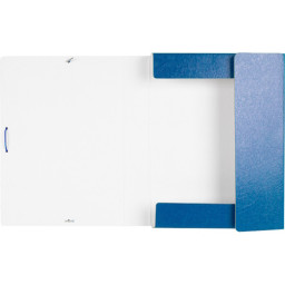 Carpeta proyectos LIDERPAPEL FOLIO lomo 50mm cartón gofrado, color azul (37342)