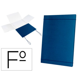 Carpeta proyectos LIDERPAPEL FOLIO extensible gofrado-colores surtidos: azul, negro, rojo, verde