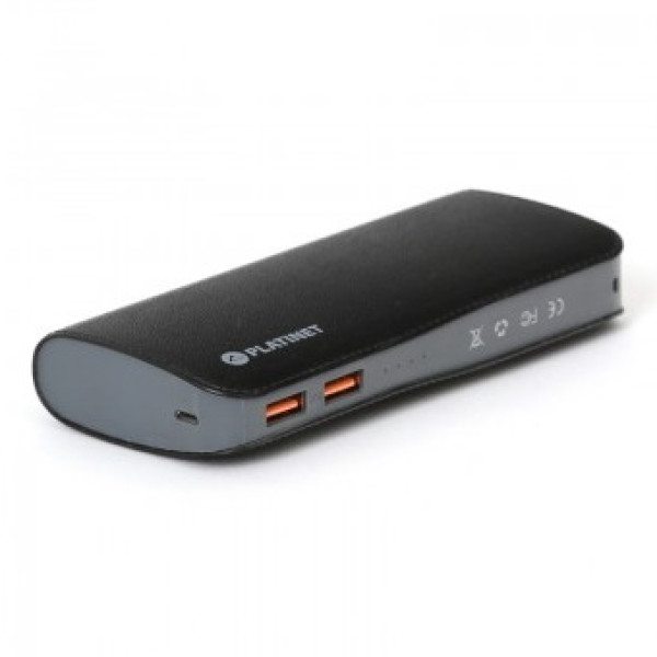 Powerbank PLATINET 20.000mAh Negro 2XUSB, 5V/9V/2A, 12V/1.5V Quick Charge 3.0