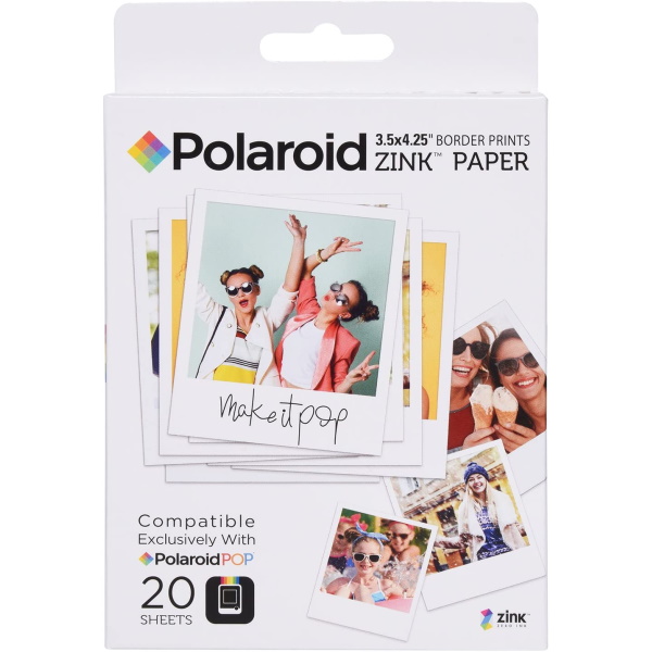 (20) Polaroid Premium ZINK Paper 3.5x4.25 (20) Polaroid Premium ZINK Paper 3.5x4.25