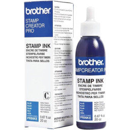 BROTHER STAMP INK CREATOR PRO -tinta azul 20cc para máquina de sellos SC2000