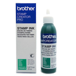 BROTHER STAMP INK CREATOR PRO -tinta verde 20cc para máquina de sellos SC2000