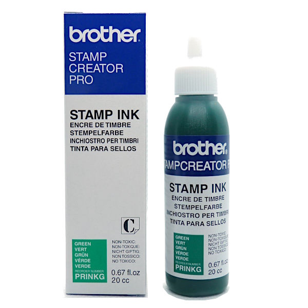 BROTHER STAMP INK CREATOR PRO -tinta verde 20cc para máquina de sellos SC2000
