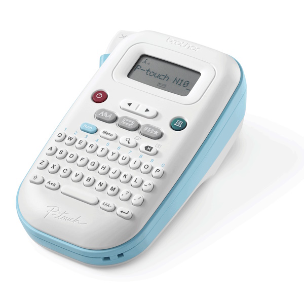 Rotuladora de mano BROTHER PT-N10 ancho 12mm LCD corte manual QWERTY