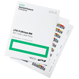 Etiq.HP OCR para LTO-9 RW (100et.datos+10et.limpieza) secuencia aleatoria