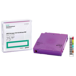 DC HPE Ultrium LTO-10 (SrFe+BaFe) etiquetado 30TB/75TB secuencia a medida