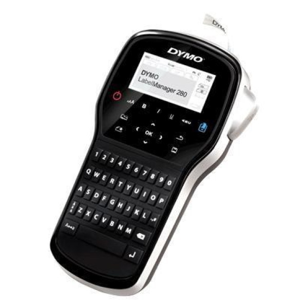 Rotuladora DYMO LabelManager 280  12mm, batería, cargador y cable USB