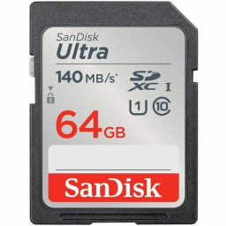 Tarjeta SDHC SANDISK Ultra 64GB UHS-I U1 Class10  80MB/s