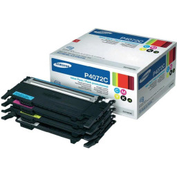 (4) Toner HP-SAMSUNG CLP320 CLP325 CLX3180 CLX3185 1.000p./1.500p.  (CLT-P4072C/ELS)