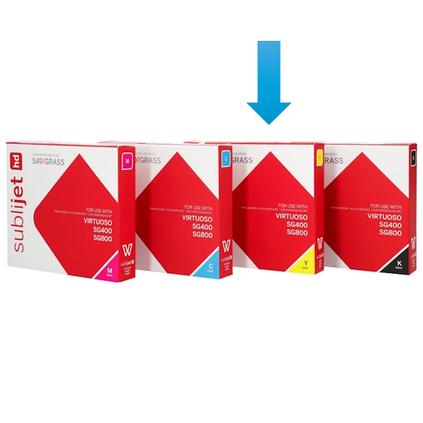 C.sublimac.SAWGRASS SUBLIJET HD SG400 SG800 Virtuoso yellow 29ml