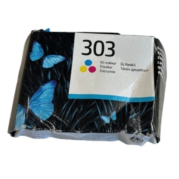 C.t.HP #303 color 165p. **envase dañado, sin usar**