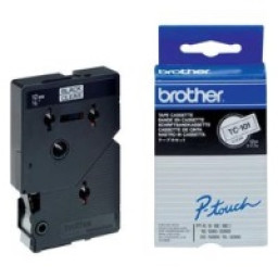 C.12mm BROTHER PT2000 transp/negro 
