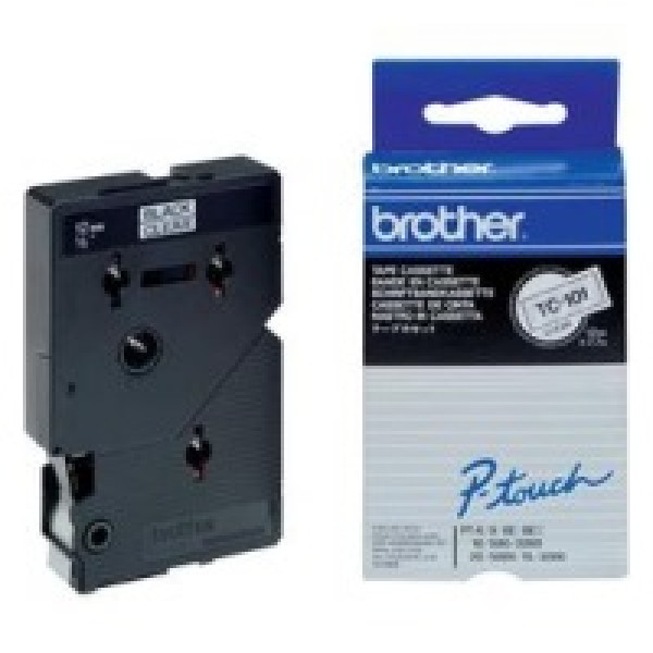 C.12mm BROTHER PT2000 transp/negro 