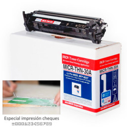 Toner microMICR HP Pro Lj.M203 MFP M227 1.600p. (CF230A) alta cap. para impresión cheques