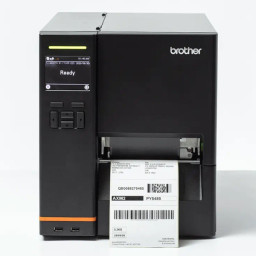 Impr.etiq.industrial BROTHER TJ-4420TN 104mm 356mm/seg 203ppp USB/serie/Eth táctil