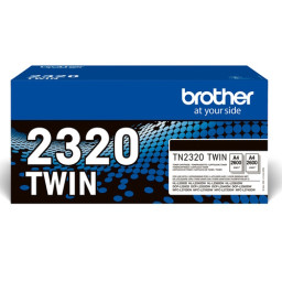 (2)Toner BROTHER L2300 L2340 L2360 DCPL2500  DCPL2540 MFCL2700 MFCL2720 2.600p. TWIN PACK