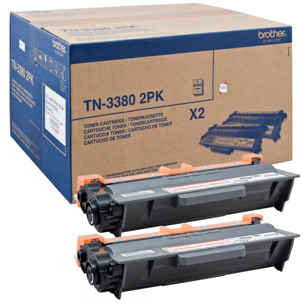 (2) Toner BROTHER HL5440 HL5450 HL5470 HL6180 DCP8250 MFC8510 MFC8520 2x8.000p.  2-PACK