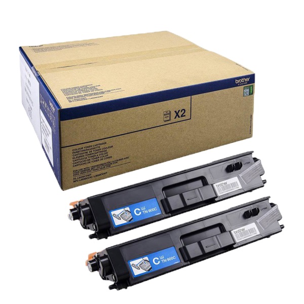(2) Toner BROTHER HLL9200 HLL9300 MFCL9550 cian 2x6.000p.  2-PACK