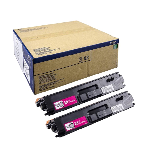 (2) Toner BROTHER HLL9200 HLL9300 MFCL9550 magenta 2x6.000p.  2-PACK