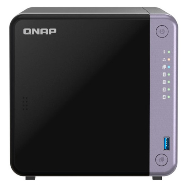 Servidor NAS QNAP de 4 bahías - sobremesa AL524 ARM 4core 2,0GHz, 4GB RAM
