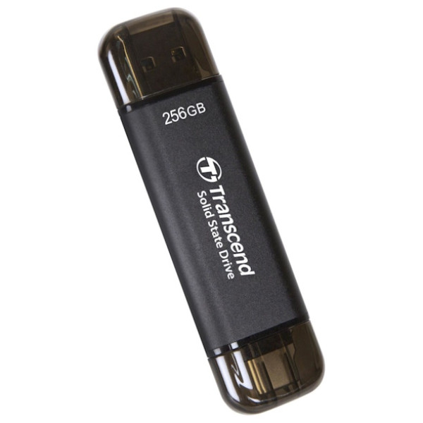 SSD externo TRANSCEND ESD310C 256GB USB-A / USB-C, interface USB 3.2 Gen 2x2