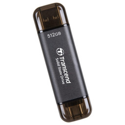 SSD externo TRANSCEND ESD310C 512GB USB-A / USB-C, interface USB 3.2 Gen 2x2 *