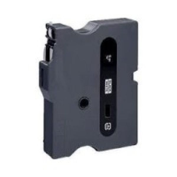 C.12mm BROTHER PT7000 negro sobre blanco cinta rotuladora laminada 15m.