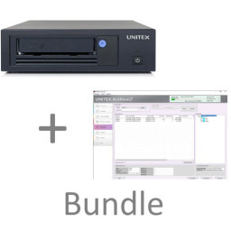 Unidad de cinta externa UNITEX LTO-8 USB3.0 +software ArchiveLT Standard Windows Unidad de cinta externa UNITEX LTO-8 USB3.0 +software ArchiveLT Standard Windows