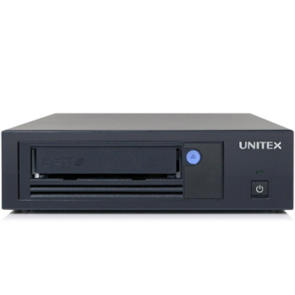 Unidad de cinta externa UNITEX LTO-8 USB3.0/SAS (12,0TB/30,0TB) 300MBs Unidad de cinta externa UNITEX LTO-8 USB3.0/SAS (12,0TB/30,0TB) 300MBs