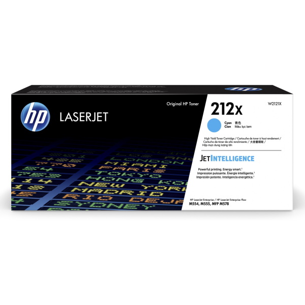 Toner HP #212X cyan Ljet  M554 M555 M578 10.000p.