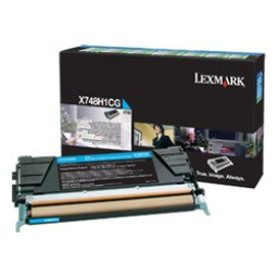 Toner LEXMARK X748 cian 10.000p.