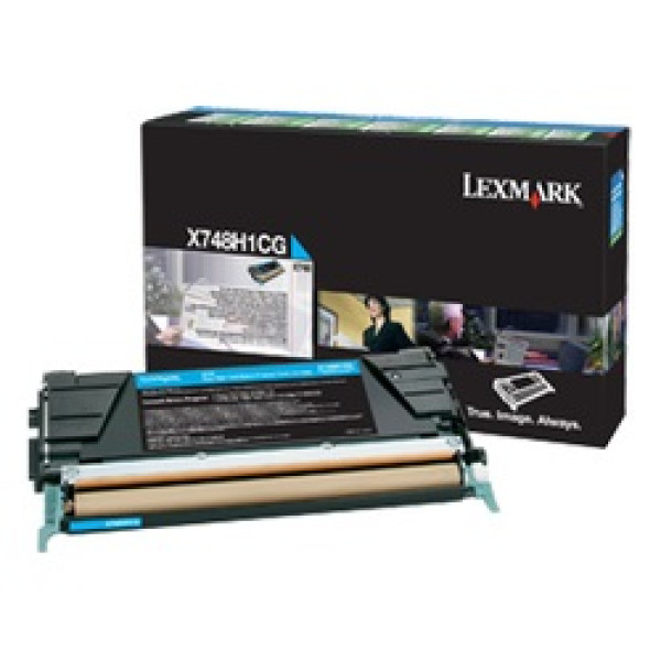 Toner LEXMARK X748 cian 10.000p.
