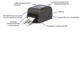 TD-4520TN IMPRESORA DE ETIQUETAS