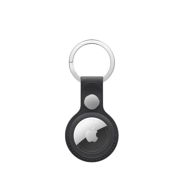 AIRTAG FINEWOVEN KEY RING BLACK