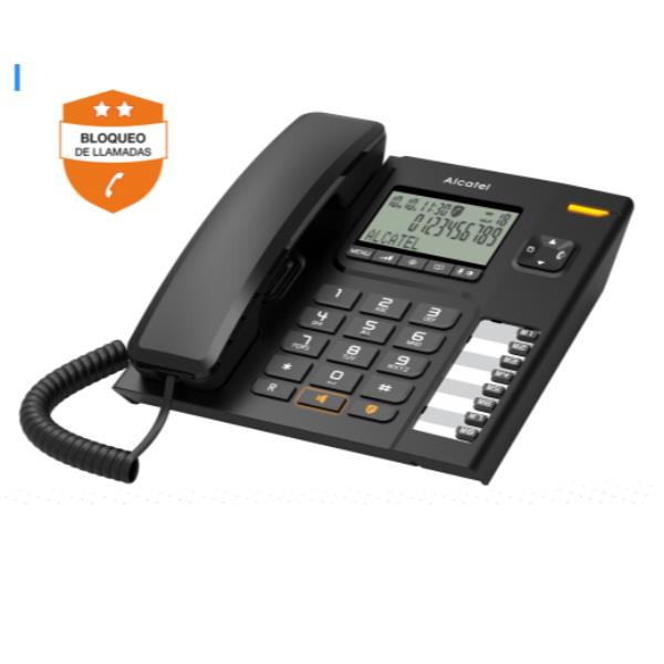 TELEFONO SOBREMESA T78 NEGRO