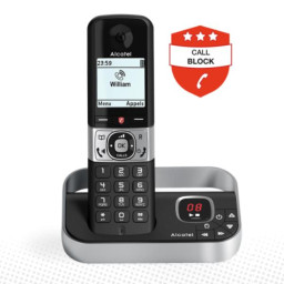 DECT F890 VOICE FR BLACK SCALLBLOCK