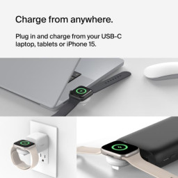 APPLE WATCH FAST CHARGE DONGLE WHIT