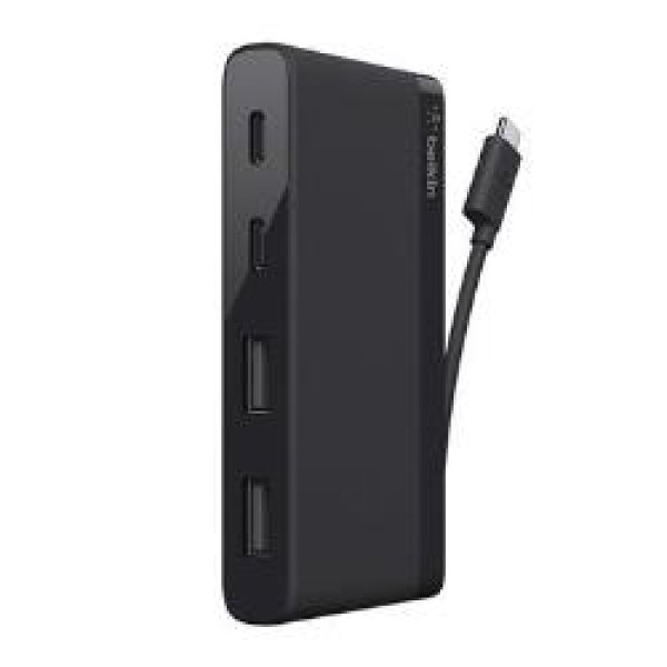3.0 USB-C TRAVEL HUB BLACK