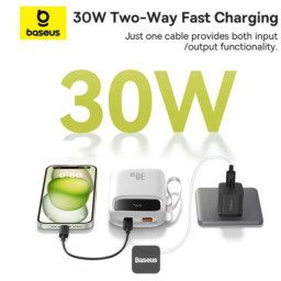 QPOW2 POWERBANK 10000MAH 30W WH